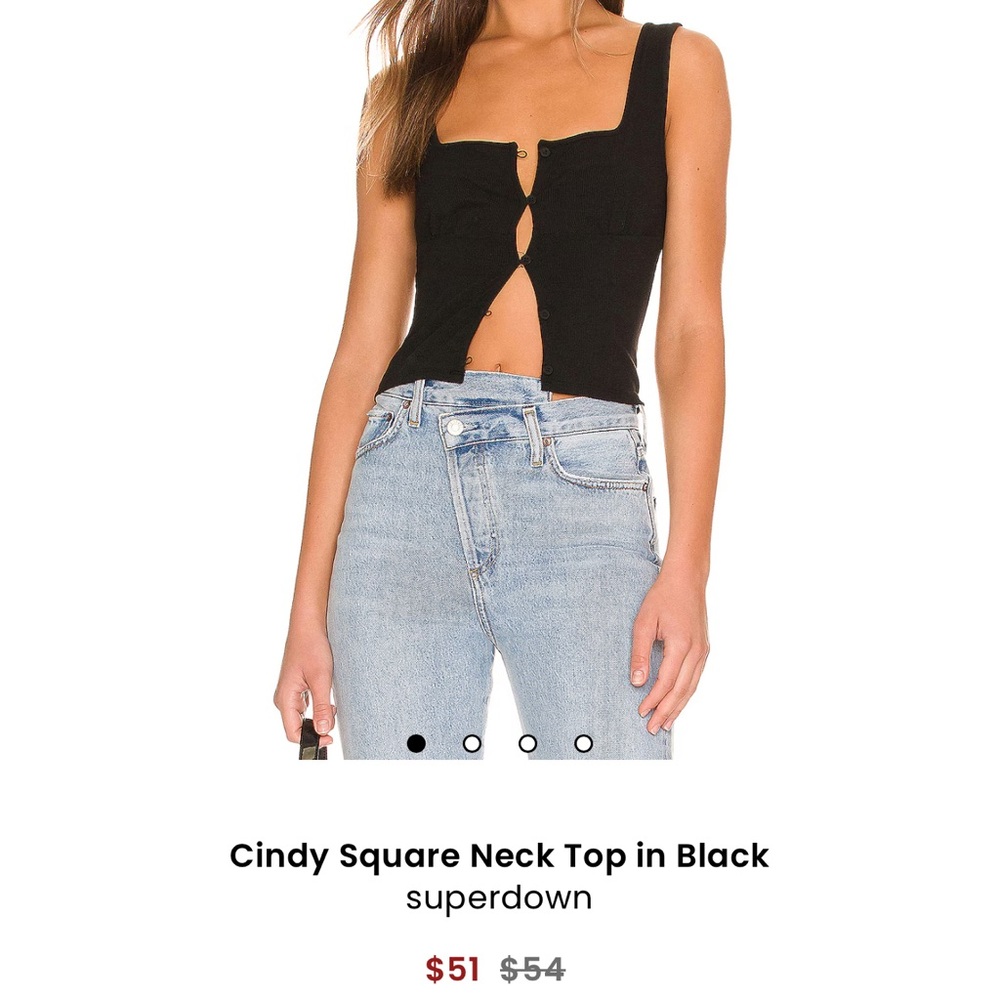 Superdown Black Cut Out Sleeveless Bodysuit